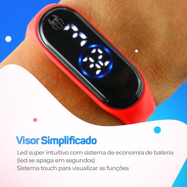 Imagem de Relógio Infantil digital bracelete prova agua presente