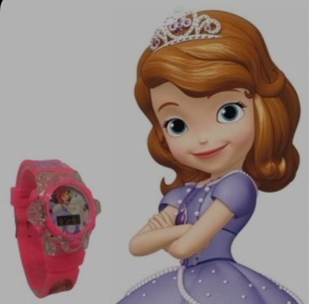 Imagem de Relógio Infantil Digital para Crianças Toca Musica Pisca Luz Led Personagens Super Heróis Disney Meninos/Meninas