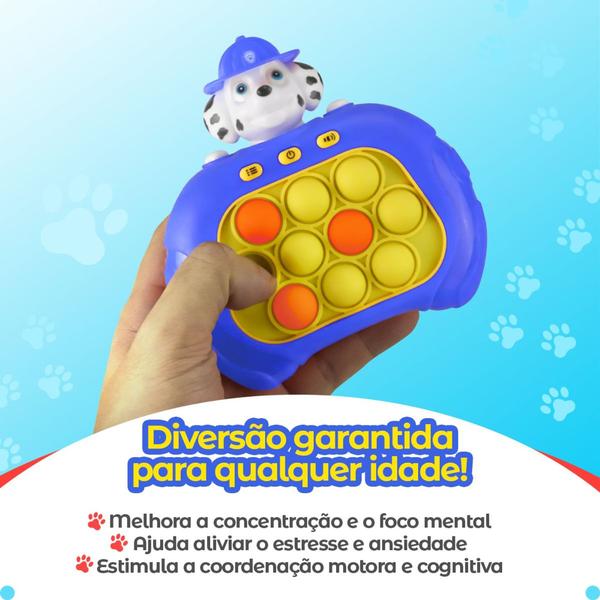 Imagem de Relógio Infantil Digital Patrulha Canina A Prova Dagua + Pop It Brinquedo Anti Stress + Óculos Sol