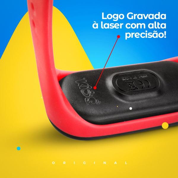 Imagem de relogio infantil digital prova dagua bracelete ajustavel presente resistente criança vermelho data