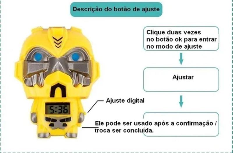 Imagem de Relógio Infantil Digital Temático Round 6