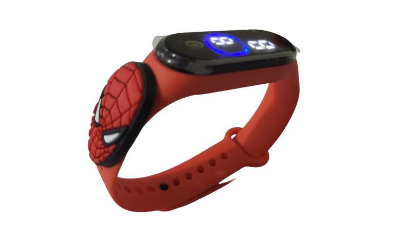 Imagem de Relogio Infantil Digital touch Vingadores Avengers Homem Aranha - Vermelho