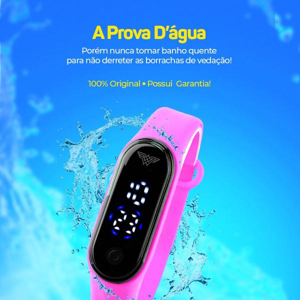 Imagem de Relógio Infantil prova agua digital bracelete casual barato