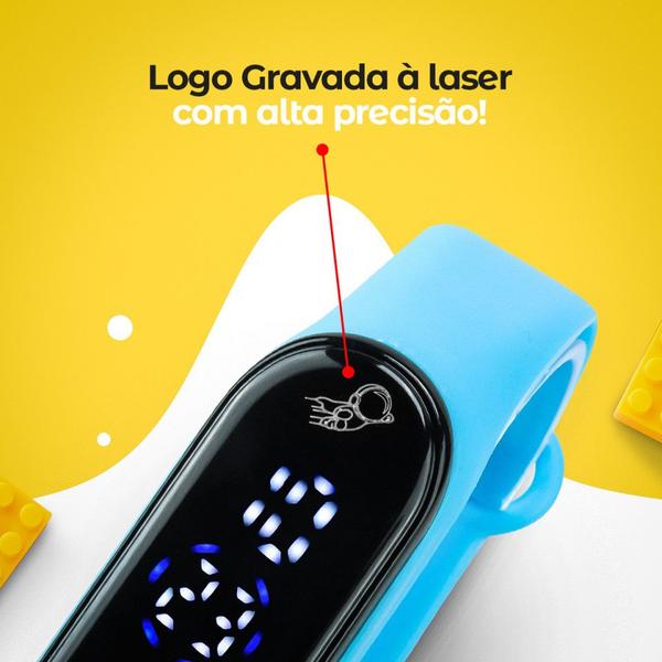 Imagem de Relógio Infantil prova agua digital bracelete presente nota