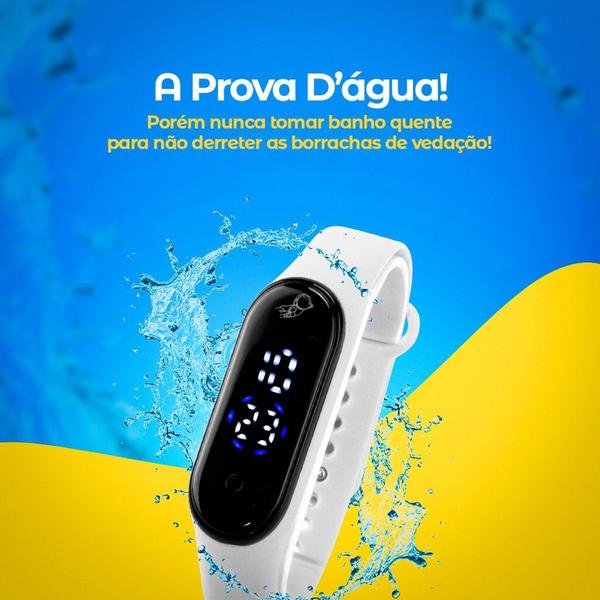 Imagem de Relógio Infantil prova agua digital bracelete presente