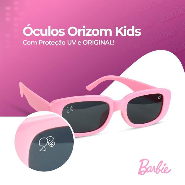 Imagem de relogio infantil rosa + barbie digital + caixa + oculos sol