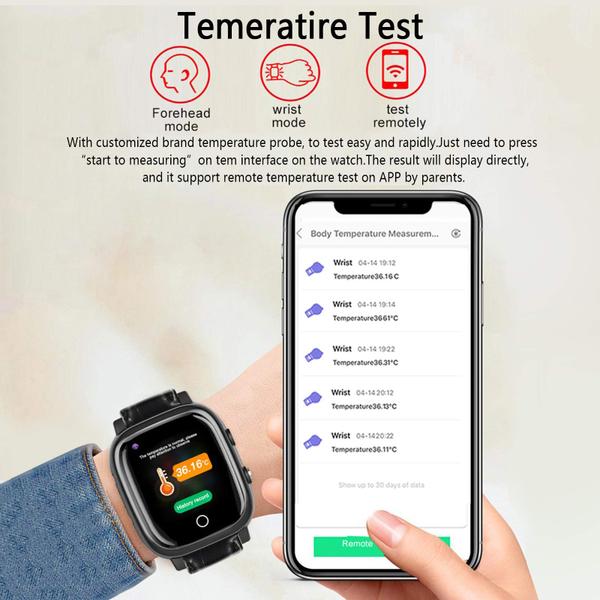 Imagem de Relógio inteligente ele ELEOPTION para idosos GPS 4G Heart Rate IP67