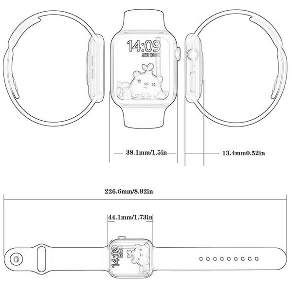 Imagem de Relógio inteligente HW22PRO 44 mm 1,75" Call Heart Rate Branco