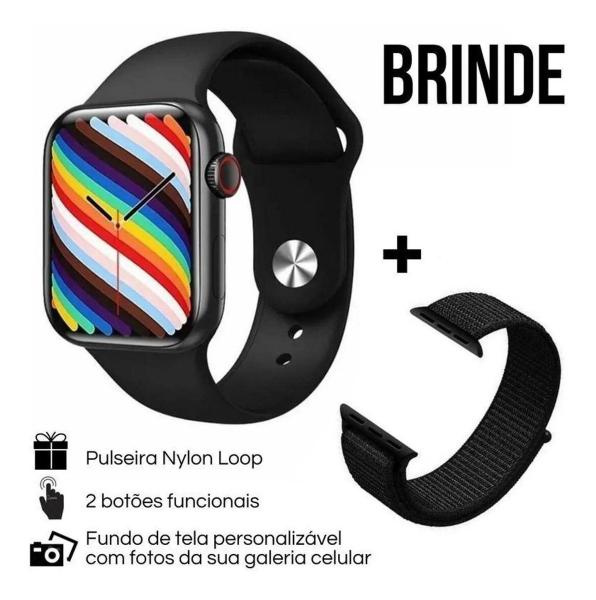 Relogio Inteligente Recebe Ligaçao Notificaçao Hw18 38mm Nf Feminino e Masculino - Alzza Imagem de Relogio Inteligente Recebe Ligaçao Notificaçao Hw18 38mm Nf Feminino e Masculino