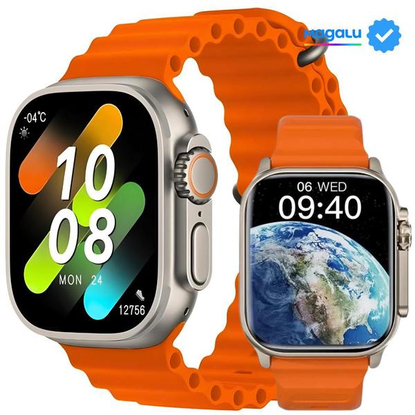Relógio inteligente S8 Ultra série 8 Smartwach inteligente android e iOs Masculino Feminino 49mm Imagem de Relógio inteligente S8 Ultra série 8 Smartwach inteligente android e iOs Masculino Feminino 49mm