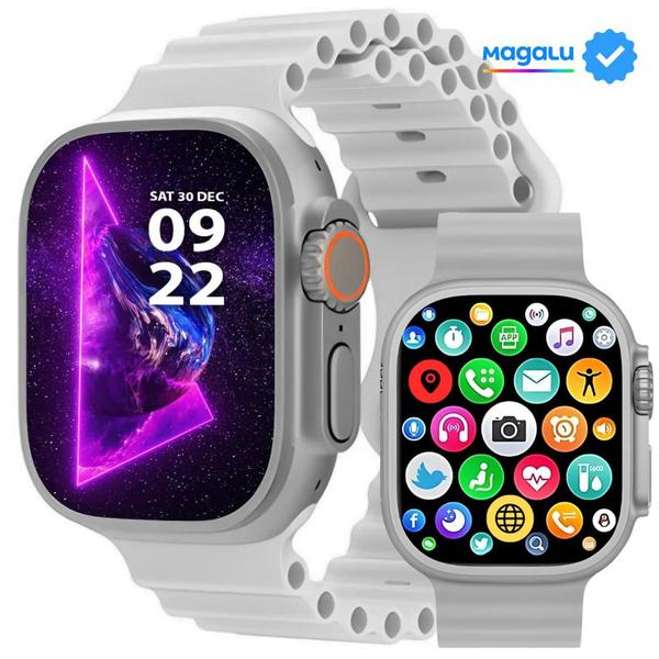 Relógio inteligente S8 Ultra série 8 Smartwach inteligente android e iOs Masculino Feminino 49mm Imagem de Relógio inteligente S8 Ultra série 8 Smartwach inteligente android e iOs Masculino Feminino 49mm
