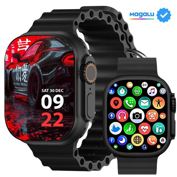 Relógio inteligente S8 Ultra série 8 Smartwach inteligente android e iOs Masculino Feminino 49mm Imagem de Relógio inteligente S8 Ultra série 8 Smartwach inteligente android e iOs Masculino Feminino 49mm