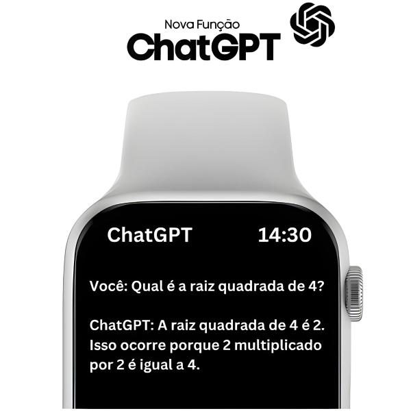 Imagem de Relógio Inteligente Smart Watch W29s Serie 9 Lançamento Microwear Original 45mm ChatGpt Nfc Gps