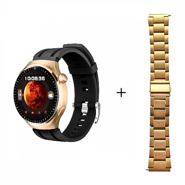 Imagem de Relógio Inteligente Smartwatch 49mm com 02 Pulseiras Tela Amoled GS Watch4 PRO