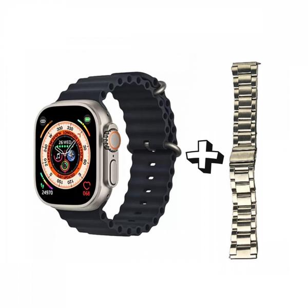 Imagem de Relógio Inteligente Smartwatch 49mm com 04 Pulseiras ZT04 ULTRA 2