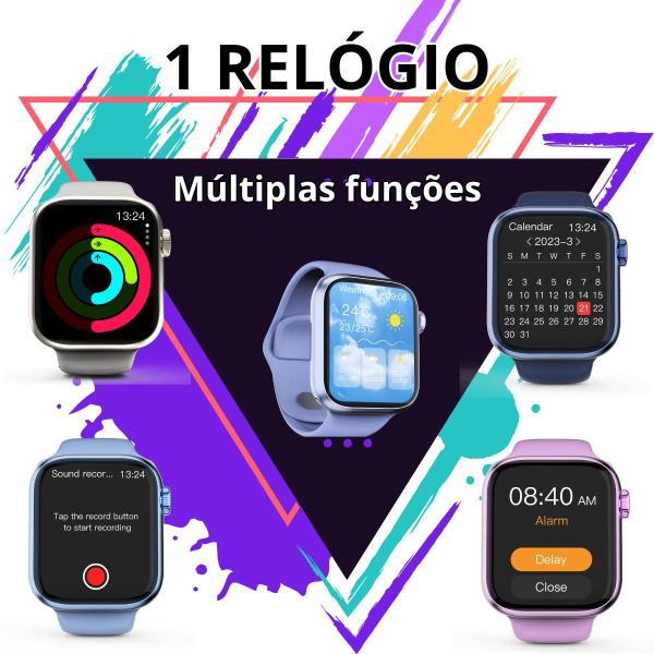 Imagem de Relógio Inteligente Smartwatch Gs9 Mini Série 9 41mm NFC Chat GPT