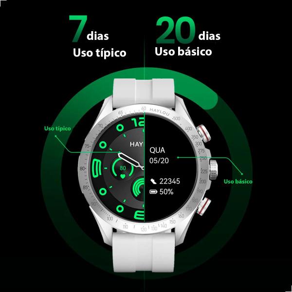 Imagem de Relógio Inteligente Smartwatch Haylou Solar Pro Fitness Original Versão Global Tela Amoled 1.43"