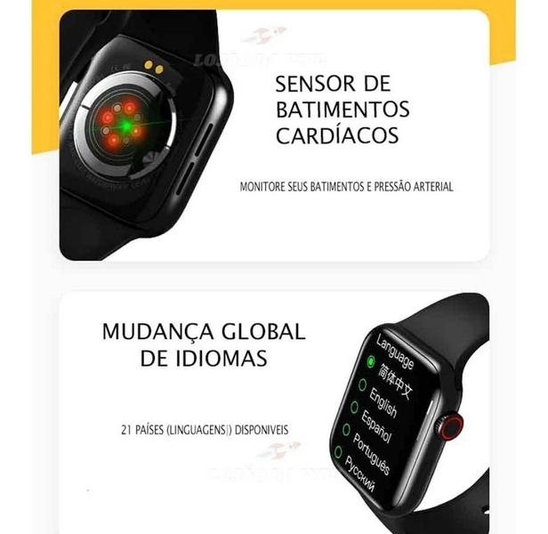 Imagem de Relógio Inteligente Smartwatch Hw22 Pro Original Chamadas Masculino Feminino