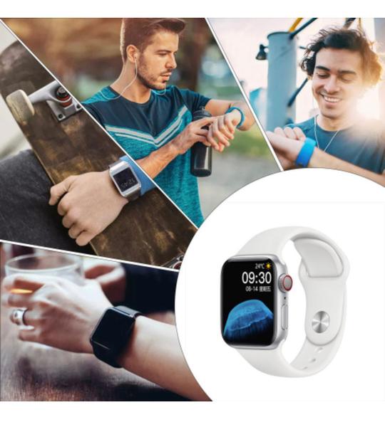 Imagem de Relógio Inteligente Smartwatch Hw22 Pro Original Faz Ligação Masculino Feminino TOP NFE