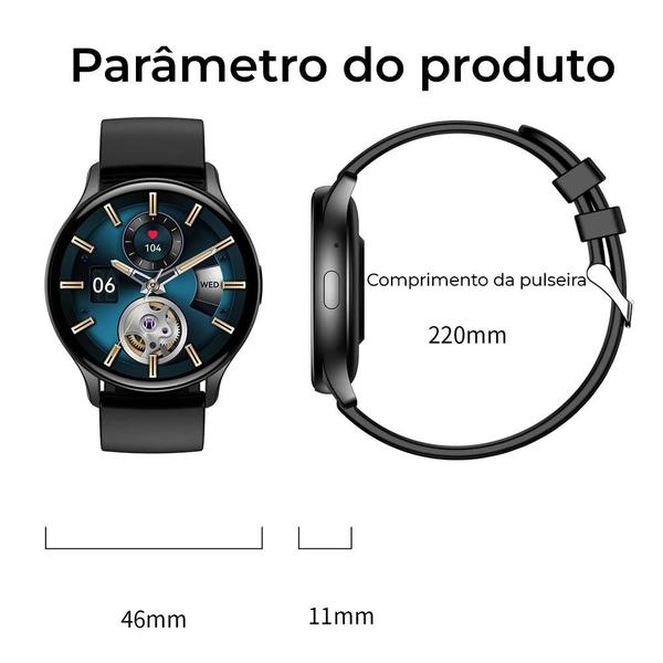 Imagem de Relógio Inteligente Smartwatch Imenso Tela 1.43" Amoled Hd IMS-755 