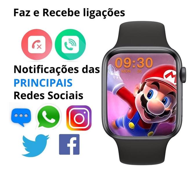 Imagem de Relógio Inteligente Smartwatch M26 Plus Branco Controle De Música 