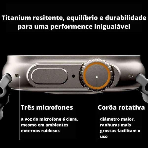 Imagem de Relógio Inteligente smartwatch Masculino Z8 Ultra resistente a água