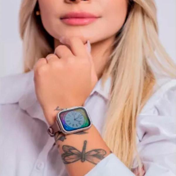 Imagem de Relógio Inteligente Smartwatch S9 Mini ROSA - Okpu