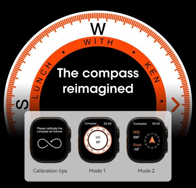 Imagem de Relógio Inteligente Smartwatch U9s Série 9 Microwear Chatgpt Lacamento Tela 2.01 Gps Nfc Chamadas Multi Esportes 2 Pulseiras