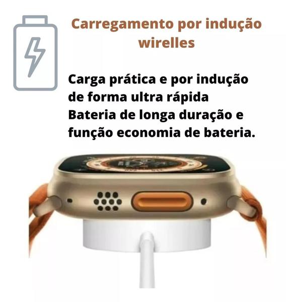 Imagem de Relógio Inteligente Smartwatch Ultra Série 8 Troca Pulseira