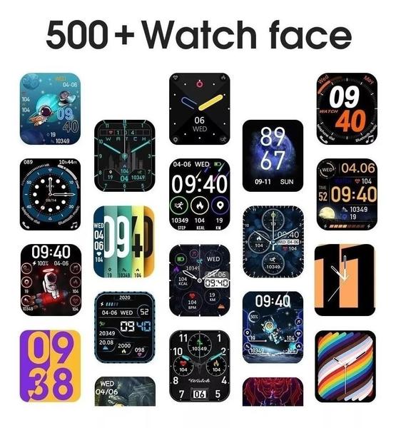 Imagem de Relógio Inteligente Smartwatch W28 PRO Preto Original Notificações Rede Social Masculino Feminino NF