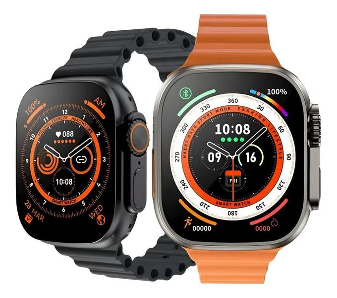 Imagem de Relógio Inteligente Smartwatch W68 Pro Bazik Prime + 7 Pulseiras