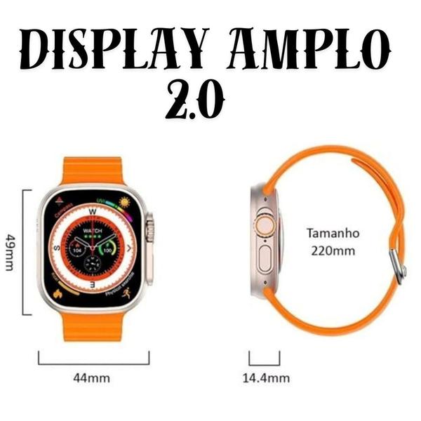 Imagem de Relogio Inteligente Smartwatch W72 Ultra Pro M a x Bazik