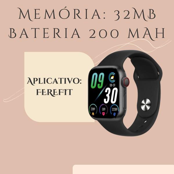 Imagem de Relógio Inteligente Smartwatch Ws93 Max Azul Modelo Novo Atualizado Original