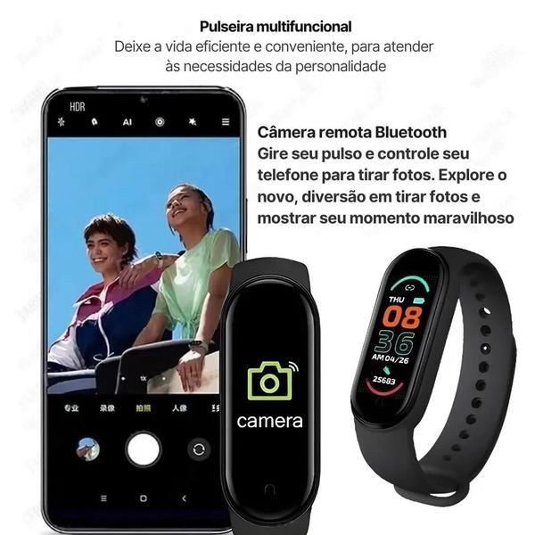 Imagem de Relógio inteligente Smartwatch Y8 + Fone Bluetooth android e iOs 