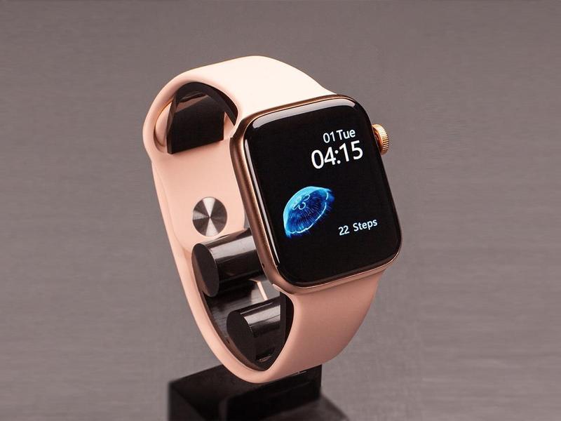 Imagem de Relógio Inteligente T5 Pro Smartwatch Bluetooth Rosa Multi-Funções