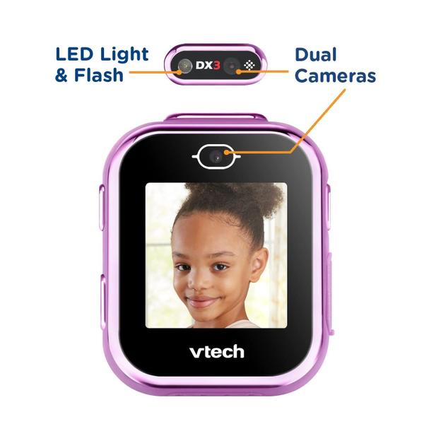 Imagem de Relógio Inteligente VTech KidiZoom DX3, Roxo