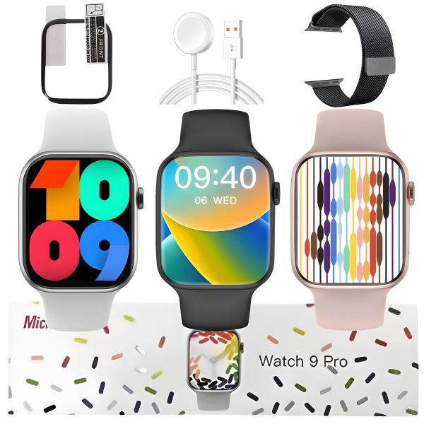 Imagem de Relógio Inteligente W29 Pro C/Acessorios Smartwatch Masculino Feminino Android iOS Tela 47mm Nf