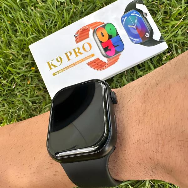 Imagem de Relógio Inteligente Watch 9 + Fone AirPro 2 + 2 Pulseiras 2025  Chamadas, Monitor de Saúde, Modo Esportivo para Todos!