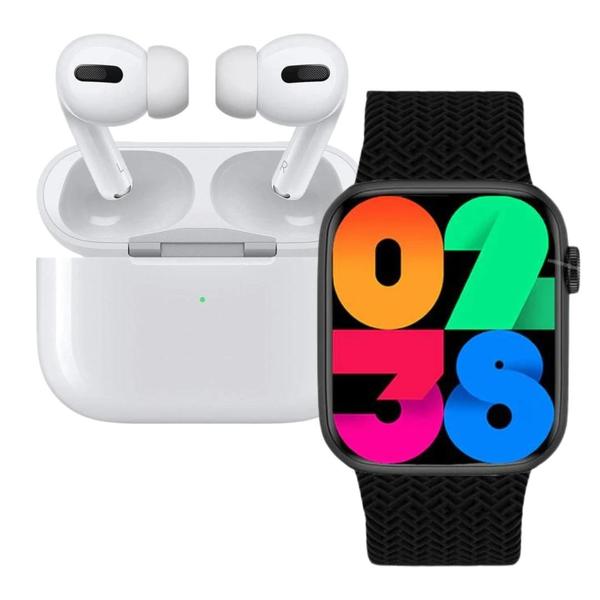 Relógio Inteligente Watch 9 + Fone AirPro 2 + 2 pulseiras Lançamento 2025 Modo esportivo faz e recebe chamadas Monitor de Saúde Masculino Feminino - HiWatch PRO Imagem de Relógio Inteligente Watch 9 + Fone AirPro 2 + 2 pulseiras Lançamento 2025 Modo esportivo faz e recebe chamadas Monitor de Saúde Masculino Feminino