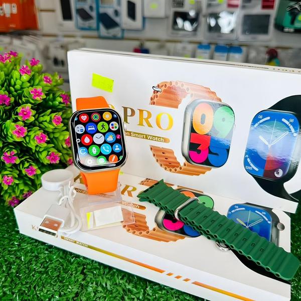 Imagem de Relógio Inteligente Watch 9 + Fone AirPro 2  + 2 pulseiras Lançamento 2025 Modo esportivo faz e recebe chamadas Monitor de Saúde Masculino Feminino