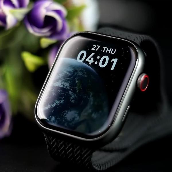 Imagem de Relógio Inteligente Watch 9 Pro 2024 - Smartwatch NFC GPS 2.2'' Infinito  Estilo Masculino e Feminino - Microwear