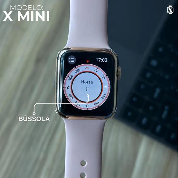 Imagem de Relógio Inteligente Watch X Mini 40mm Microwear + 2 Pulseira Ultra Ocean