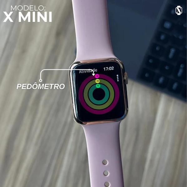 Imagem de Relógio Inteligente Watch X Mini 40mm Microwear + 2 Pulseira Ultra Ocean