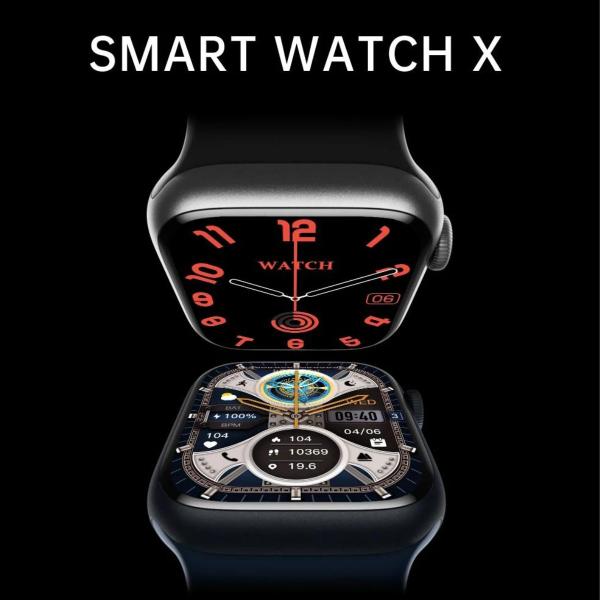 Imagem de Relogio Inteligente Watch X Smartwatch Bluetooth Masculino Feminino C/Pulseira Extra Pelicula Case