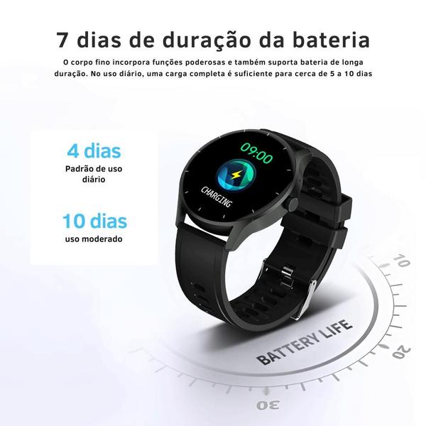 Imagem de Relógio inteligente Watch Zwear G2 nova geração prova d'água e assistente de voz 