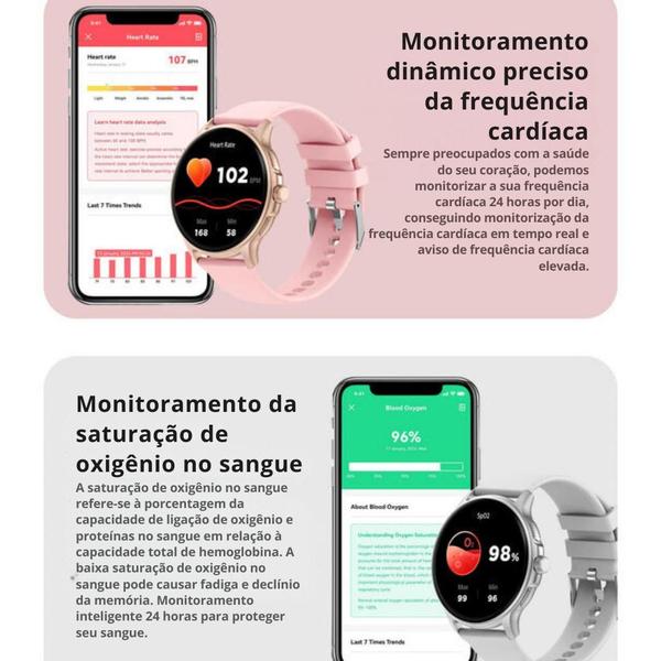 Imagem de Relógio Inteligente Watch Zwear G8 - Design Moderno, Bateria Longa e Assistente de Voz