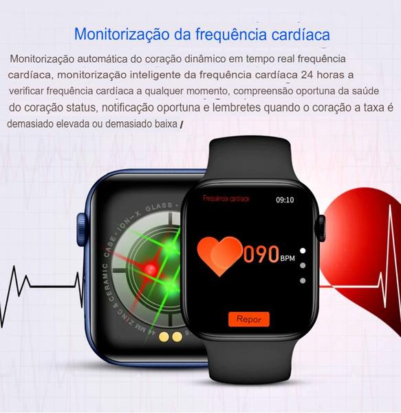 Imagem de Relógio Inteligente X8 Max Chamadas Bluetooth ECG Músicas