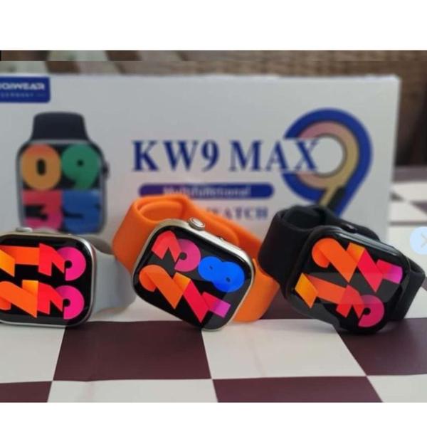 Imagem de Relógio lançamento Smartwatch KW9 Max 45mm Serie 9 Chamada C/ 2 Pulseiras