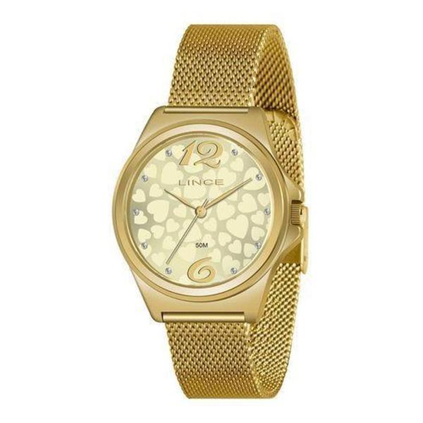 Imagem de Relógio Lince Analógico Dourado Feminino LRG4699L C2KX