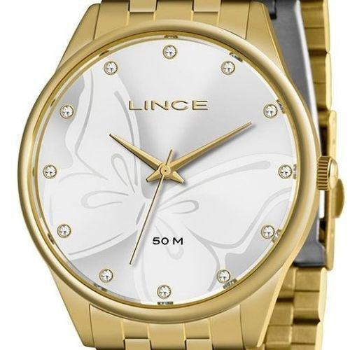 Imagem de Relógio Lince Analógico Dourado Feminino Lrgh158L S1Kx